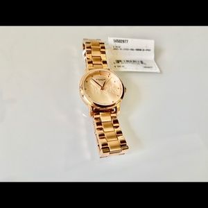 COACH Women's Rose Gold-Tone Stainless Steel Watch